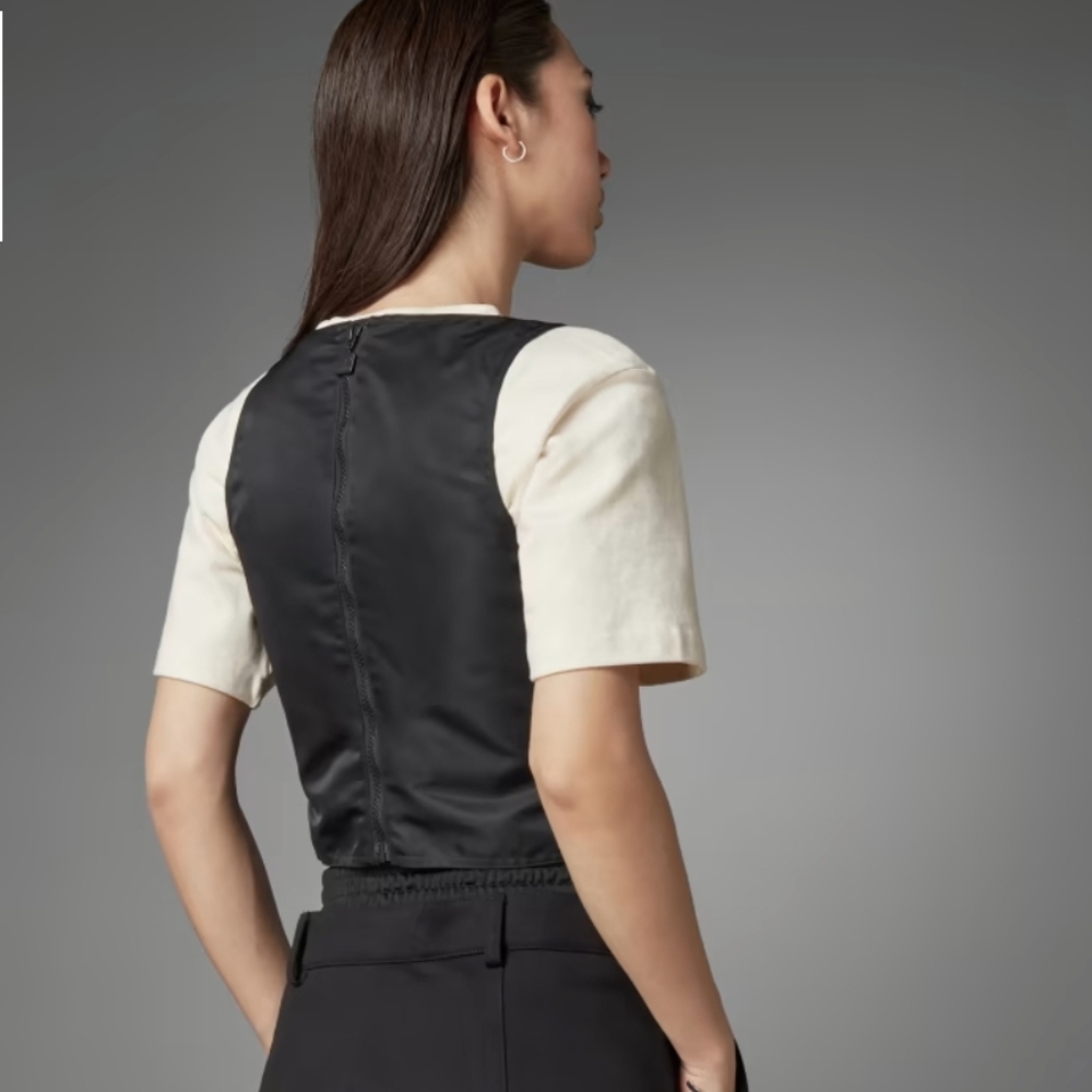 Adidas Women’s Black Corset Crop Top - Picture 4 of 14